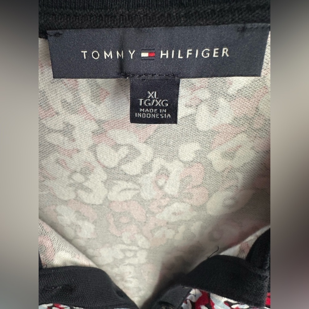 Tommy Hilfiger Women's Floral Print Polo Shirt Plus Size XL - Picture 3 of 6